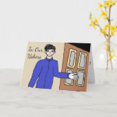 Für unsere Ushers Karte (Gelbe Blume)