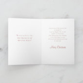 Für unsere wunderbare Tochter am Weihnachten (Innenseite)