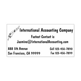 Für Unternehmen mit einfachem Design mit einem Log Permastempel