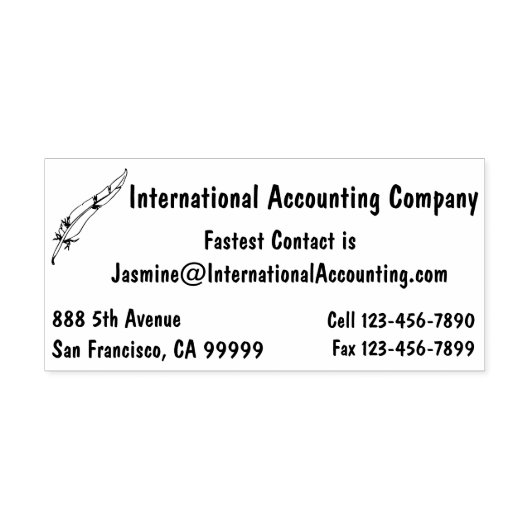 Für Unternehmen mit einfachem Design mit einem Log Permastempel (Design)