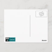 Für Vater am Vatertag Niedliche Bären Kunst Postkarte (Rückseite)