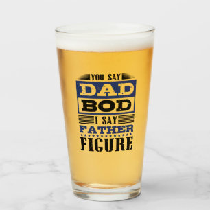 Für Vater Bod Father Figure Funny Beer Spaß Glas