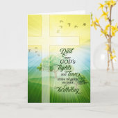 für Vater Christlich Gottes Licht und Liebe Geburt Karte (Gelbe Blume)