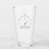Für Vater Fuel Vatertag Funny Beer Spaß Glas (Rückseite)