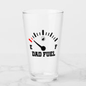 Für Vater Fuel Vatertag Funny Beer Spaß Glas (Vorderseite)