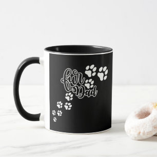Fur Vater Hogs Footprint Tasse