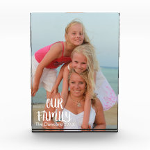 Für Vater-kundenspezifischen Foto-Block