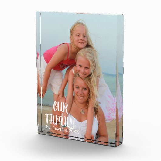 Für Vater-kundenspezifischen Foto-Block Fotoblock (Rechts)