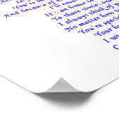 Für Vater Poster (Ecke)