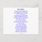 Für Vater Postkarte (Vorderseite)
