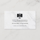 Für Verkauf Real Anwesen Agent Variation Terminkarte (Rückseite)