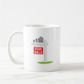 Für Verkaufs-Zeichen Kaffeetasse (Links)