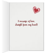 Für Verlobte Valentine's Rote Rosen Herz Bows (Innen (Rechts))