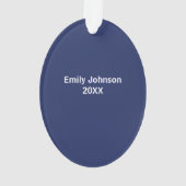 Für Versicherungs-Agent Weihnachtsbaum Individuell Ornament (Rückseite)