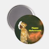 Für viele Leckereien Hübsche Sitze Magnet (Vorderseite/Rückseite)