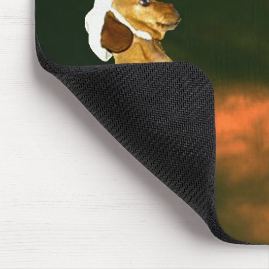 Für viele Leckereien Hübsche Sitze Mousepad (Ecke)