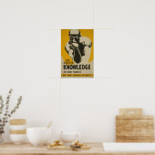 Für Vintages WPA-Poster für eine erweiterte Wissen Poster (Küche)