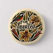 Für Vögel Button (Vorderseite)
