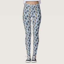 Für Vogelliebhaber Gemütliche Kingfisher Gemustert Leggings