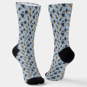 Für Vogelliebhaber Gemütliche Kingfisher Gemustert Socken (Gewinkelt)