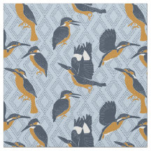 Für Vogelliebhaber Gemütliche Kingfisher Gemustert