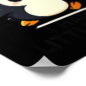 Für Wait Little Legs Pinguin Meme Poster (Ecke)
