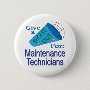 Für Wartungstechniker ausrufen Button