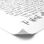 Für was es wert ist, F. Scott Fitzgerald Zitat Poster (Ecke)