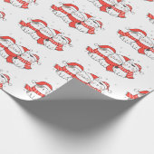 Fur Weihnachtsfelines Geschenkpapier (Ecke)