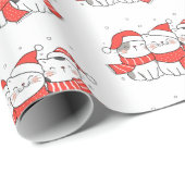 Fur Weihnachtsfelines Geschenkpapier (Rolleneckpunkt)