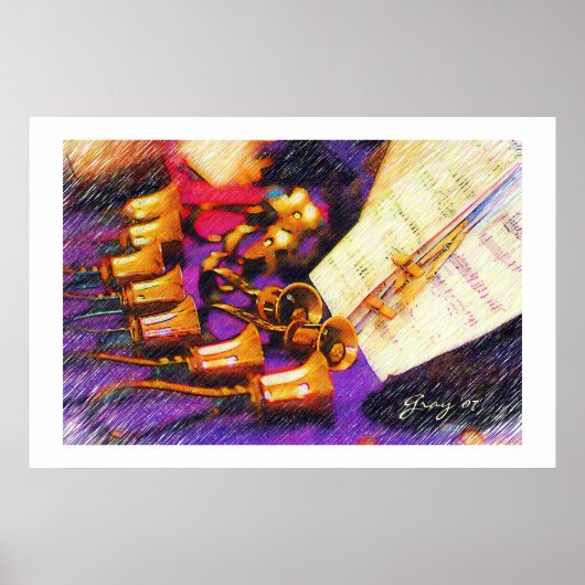 Für wen die Glocken Toll Poster (Vorne)