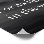 Für wie Blitze Poster (Ecke)