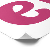 Für wie jedes Poster (Ecke)