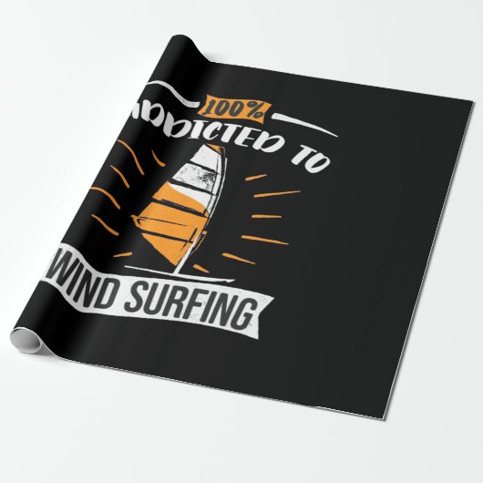 Für Windsurfen vorgesehen Geschenkpapier (Ungerollt)