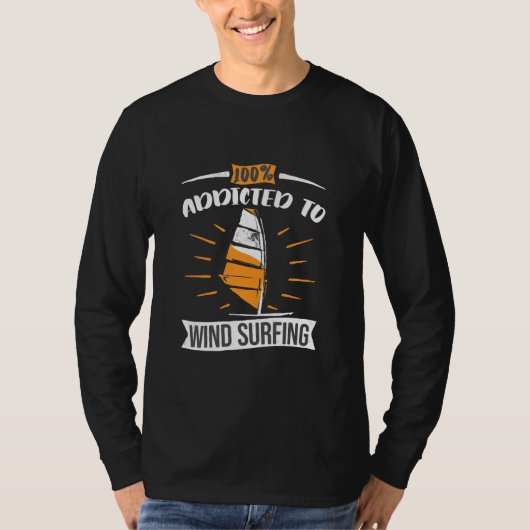 Für Windsurfen vorgesehen T-Shirt (Vorderseite)