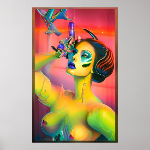 Für Wissenschaft Ken Gage Surrealismus Poster