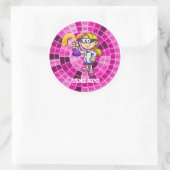 Für WissenschaftslehrerInnen und Studenten. Brilla Runder Aufkleber (Tasche)