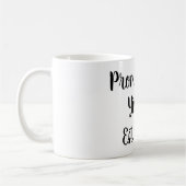 Für Yiayia Black & Pink Tasse (Links)