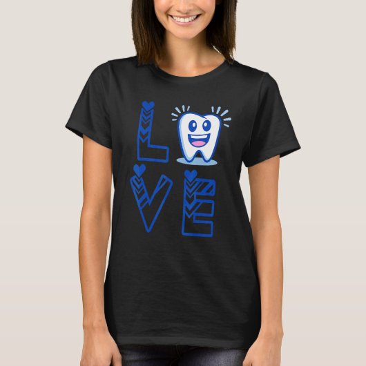 für Zahnärzte oder Liebe des Personals T-Shirt (Vorderseite)