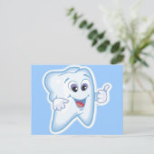 Für Zahnpflege! Postkarte (Stehend Vorderseite)