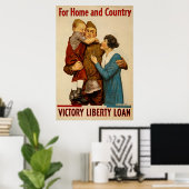 Für Zuhause und Country Victory Liberty Loan Poste Poster (Heimbüro)