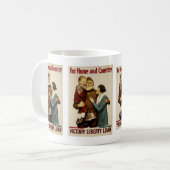 Für Zuhause und Land Kaffeetasse (Vorderseite Links)