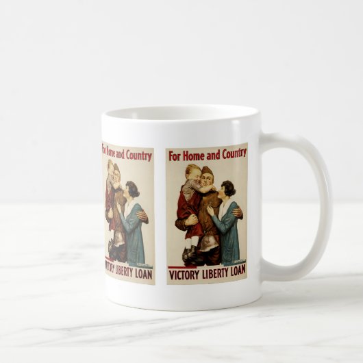 Für Zuhause und Land Kaffeetasse (Rechts)