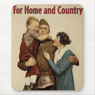 Für Zuhause und Land Mousepad