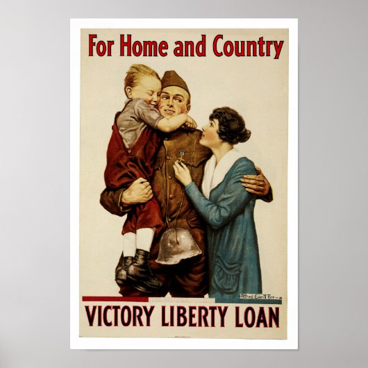 Für Zuhause und Land Poster (Vorne)