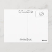 Für Zuhause und Land Postkarte (Rückseite)