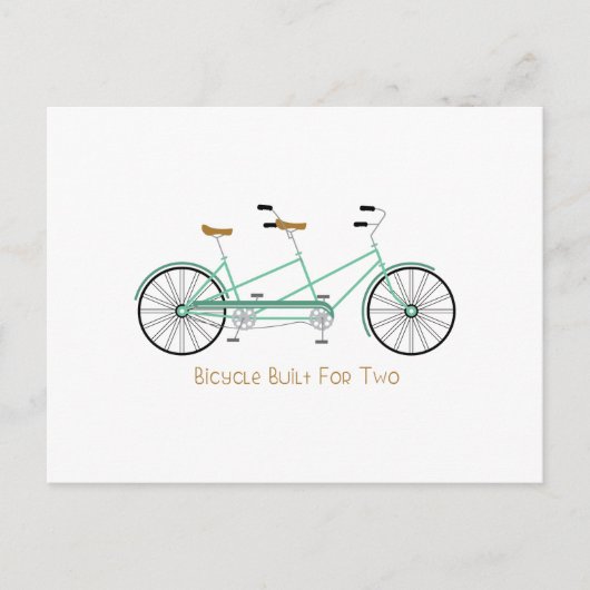 für zwei gebaut postkarte (Vorderseite)