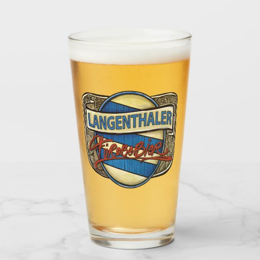 Fürabebier Glas in Langenthal der echte Biergenuss (Vorne (Gefüllt))