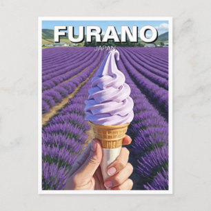 Furano Japan Lavender Fields Ice Cream Postkarte