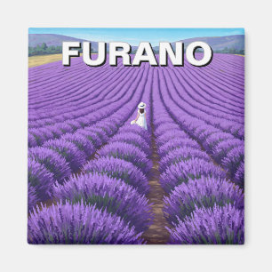 Furano Japan Lavender Fields Travel Magnet